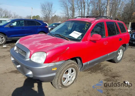 2004 Hyundai Santa Fe Gls/Lx из США, поврежденный, VIN KM8SC73E74U723080